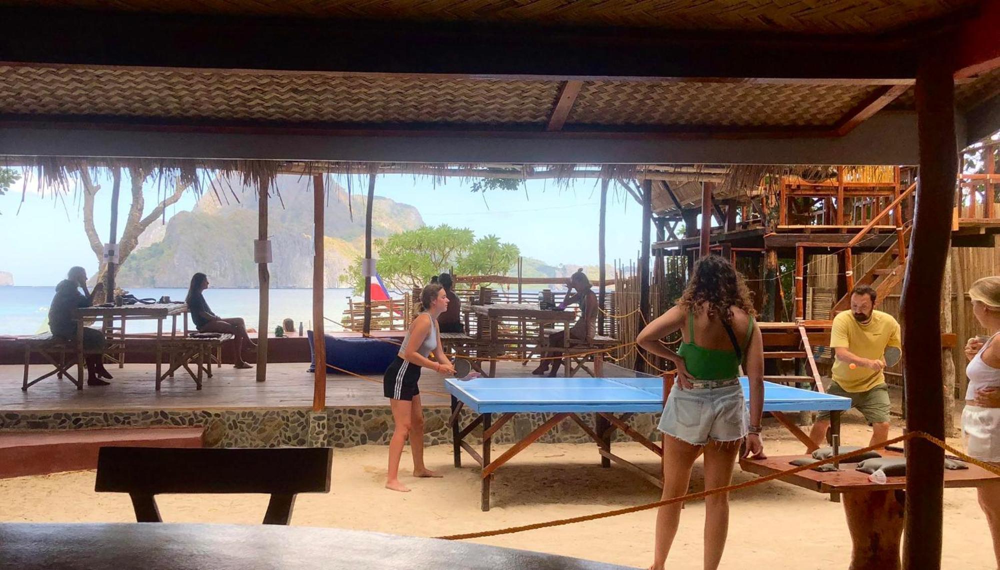 Oia Beach Hostel - Эль-Нидо Экстерьер фото